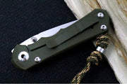 Chris Reeve Knives Small Inkosi NWK Exclusive - Drop Point blade / CPM-S45VN / OD Green Cerakote Handle / Camo Lanyard with Bead SIN-1136 - Northwest Knives