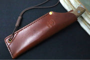 White River Camp Cleaver - Natural Burlap Micarta Handle WRCC55-BNA - Northwest Knives
