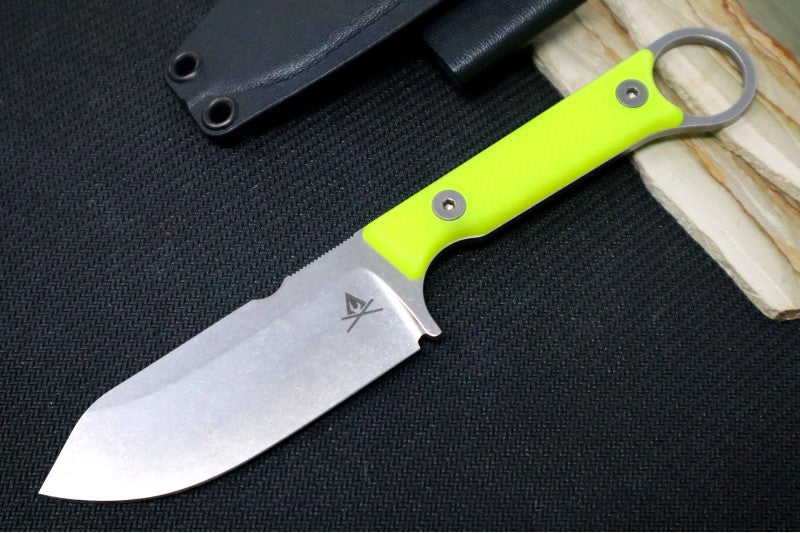 White River Knives 3.5" Firecraft  - Hi-Vis G-10 Handle