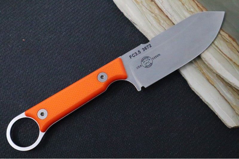 White River Knives 3.5" Firecraft Pro - Orange G10
