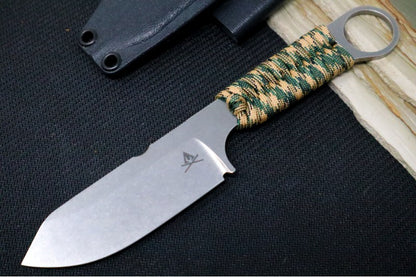 White River Knives 3.5" Firecraft  - Camo Paracord