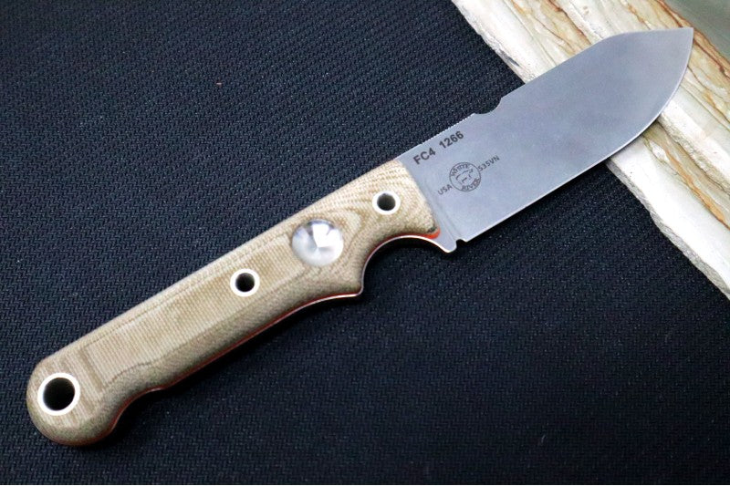 White River Knives 4" Firecraft - Kydex Sheath & Micarta Handle