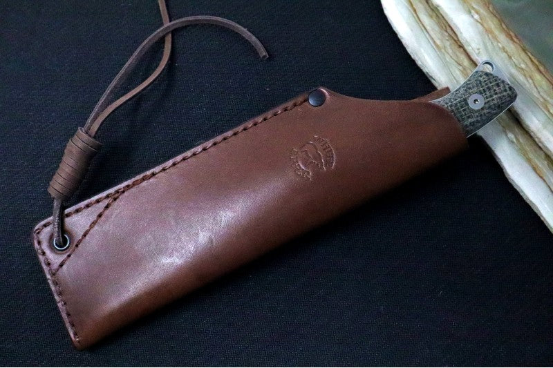 Custom Premium Leather Sheath For White River Camp Cleaver | Northwest Knives
