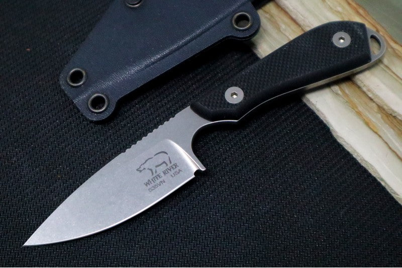 White River Knives Backpacker Pro - Black G10 Handle - Northwest Knives