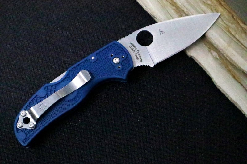 Spyderco Native 5 Lightweight - Blue FRN Handle / Satin SPY27 Blade C41PCBL5