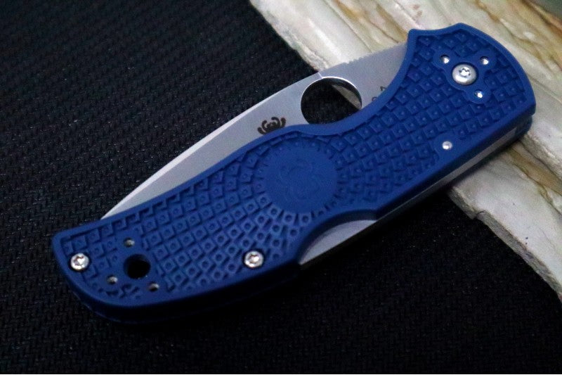 Spyderco Native 5 Lightweight - Blue FRN Handle / Satin SPY27 Blade C41PCBL5 - Northwest Knives