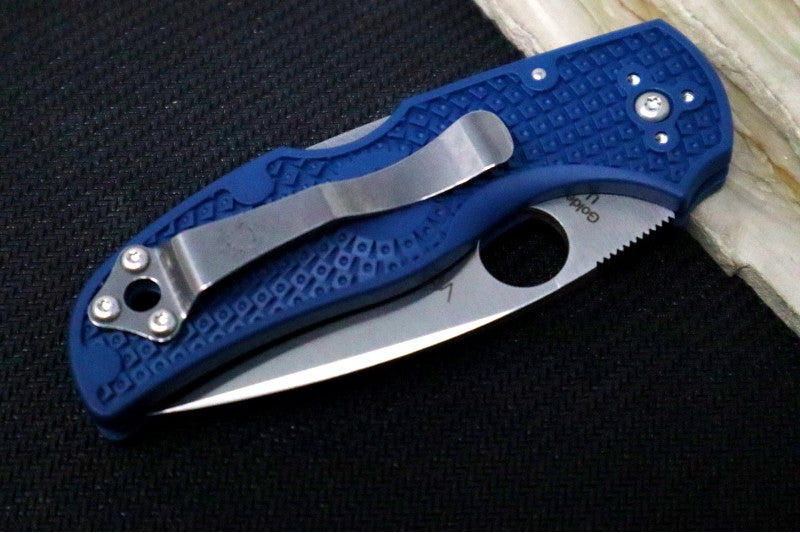 Spyderco Native 5 Lightweight - Blue FRN Handle / Satin SPY27 Blade C41PCBL5 - Northwest Knives