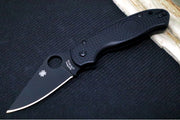 Spyderco Paramilitary 3 Lightweight - Black FRN / Black BD1N Blade - Northwest Knives