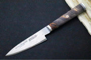 Miyabi Black - 3.5" Paring Knife - 133 Layered Damascus - Dyed Black Ash Maple Handle - Made in Seki City, Japan - Northwest Knives