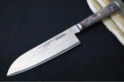 Miyabi Black - 7" Santoku Knife - 133 Layered Damascus - Dyed Black Ash Maple Handle - Made in Seki City, Japan - Northwest Knives