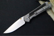 Chris Reeve Knives Small Sebenza 31 LEFT HAND - Drop Point / Macassar Ebony Inlay (A1) S31-1117 - Northwest Knives