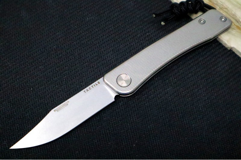 Tactile Turn Bexar - Titanium Handle / Magnacut Steel / Clip Point Blade
