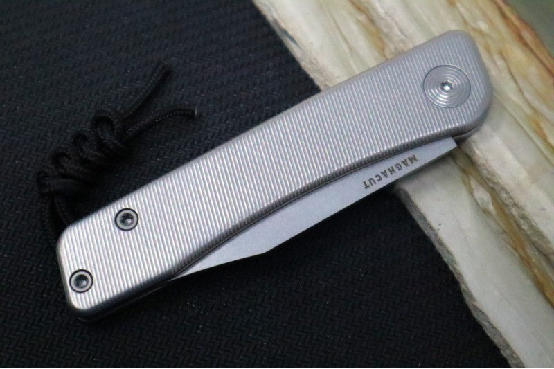 Tactile Turn Bexar - Titanium Handle / Magnacut Steel / Clip Point Blade