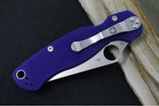 Spyderco Paramilitary 2 - Blue G10 / CPM-S110V Blade - Northwest Knives