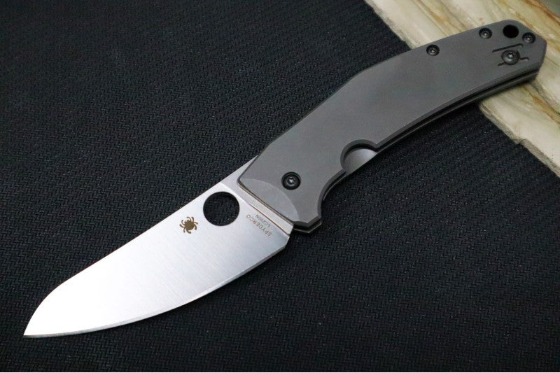 Spyderco Spydie Chef - Titanium Handle / Satin LC200N Blade - C211TIP - Northwest Knives