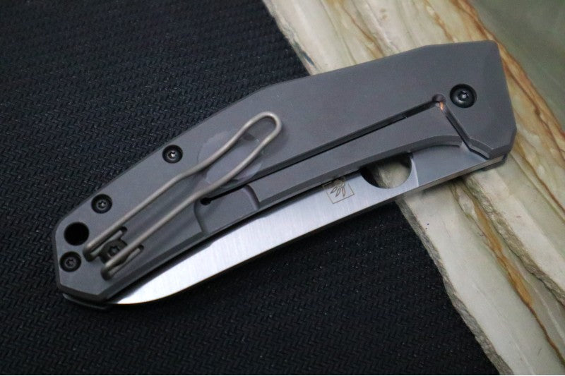 Spyderco Spydie Chef - Titanium Handle / Satin LC200N Blade - C211TIP - Northwest Knives