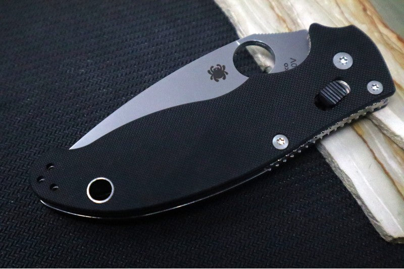Spyderco Manix 2 - Black G10 / Satin CPM-S30V Blade - Northwest Knives