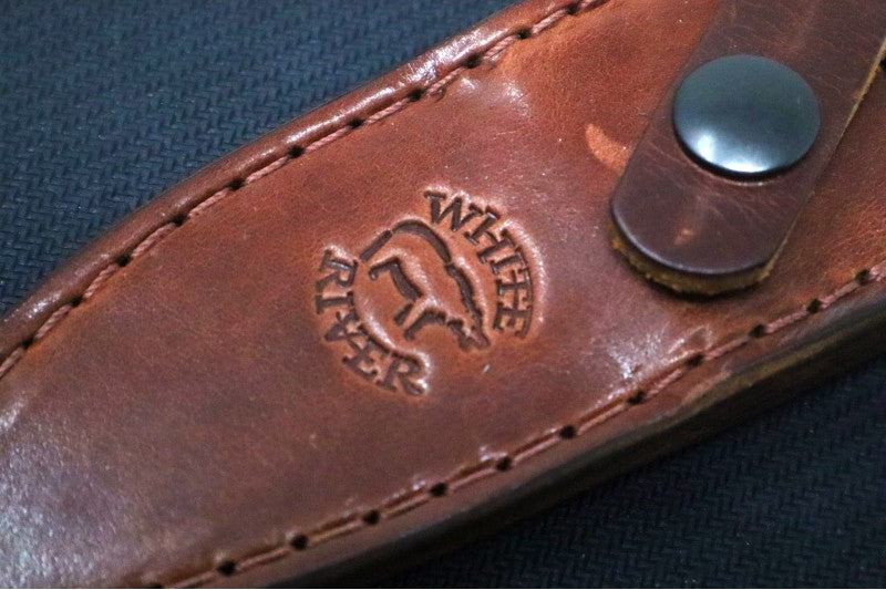 White River Knives Sendero Classic Hunter - Natural Burlap Micarta Handle / CPM-S35VN Steel - Northwest Knives