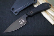 White River Knives Backpacker Pro - Black G10 Handle / CPM-S35VN / Black IonBond Coating WRM1-TBL-CBI - Northwest Knives