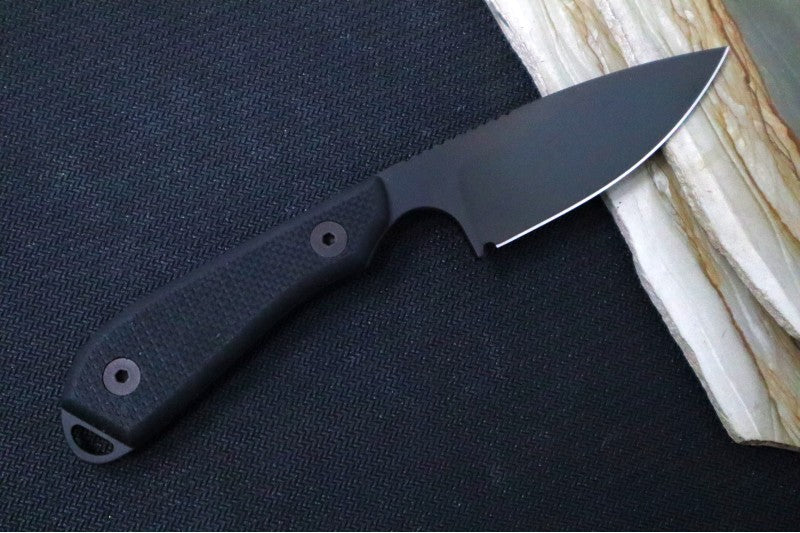 White River Knives Backpacker Pro - Black G10 Handle / CPM-S35VN / Black IonBond Coating WRM1-TBL-CBI