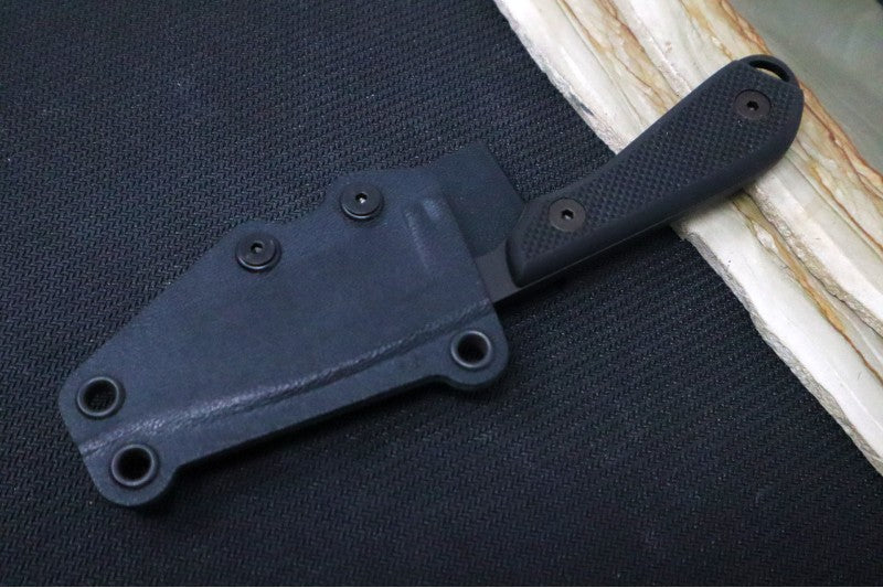 White River Knives Backpacker Pro - Black G10 Handle / CPM-S35VN / Black IonBond Coating WRM1-TBL-CBI