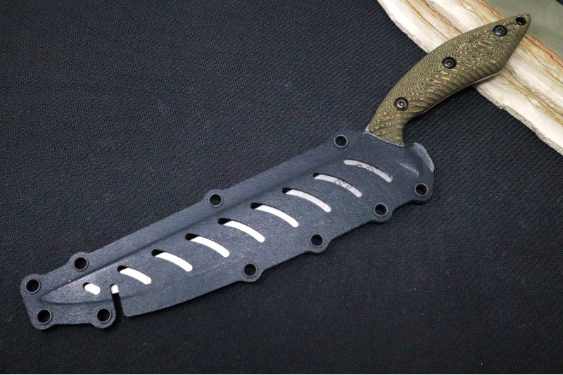 White River Step-Up Fillet 8" - Maple & Black Richlite Handle / CPM-S35VN steel WRSUF8-RMB