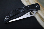 Spyderco Stretch 2 XL Lightweight - Black FRN Handle / Satin Partial Serrated Blade / VG-10 Steel - C258PSBK - Northwest Knives