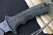 Chris Reeve Knives Green Beret 7" Fixed Blade - Plain Edge Blade - Black GB7-1000 - Northwest Knives