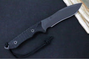 Spartan Blades Ronin Shinto Fixed Blade - Black CPM-S45VN Blade / Black Micarta Handle / Black Kydex Sheath SB47BKBKKYBK - Northwest Knives