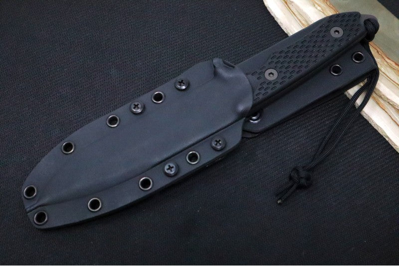 Spartan Blades Ronin Shinto Fixed Blade - Black CPM-S45VN Blade / Black Micarta Handle / Black Kydex Sheath SB47BKBKKYBK - Northwest Knives