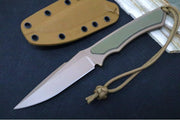Spartan Blades Phrike Fixed Blade - Flat Dark Earth Blade / Green G10 Handle / Tan Kydex Sheath SB17DEGRKYTN - Northwest Knives