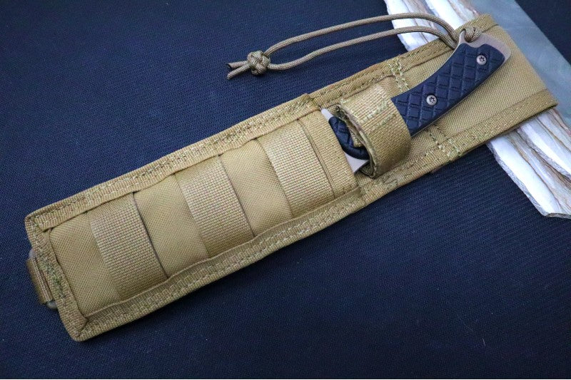 Spartan Blades ARES Fixed Blade - Flat Dark Earth Blade & Black Micarta Handle