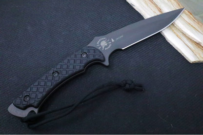 Spartan Blades ARES Fixed Blade - Black Blade & Black Micarta Handle
