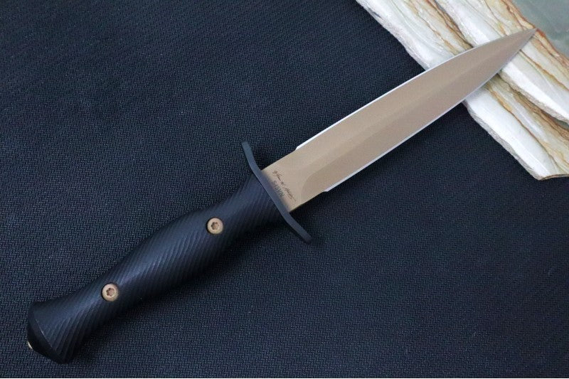 Spartan Blades Harsey Fixed Blade - FDE Dagger Blade / FDE Kydex Sheath SB49DEBKKYTN