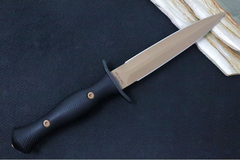 Spartan Blades Harsey Fixed Blade - FDE Dagger Blade / FDE Kydex Sheath SB49DEBKKYTN - Northwest Knives