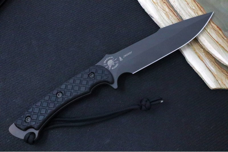 Spartan Blades Horkos Fixed Blade - Black Blade / Black Micarta Handle / Black Kydex Retention Sheath SB4BKBKKYBK