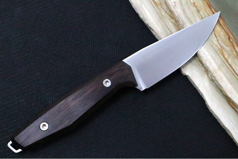 Boker Daily Knives AK1 - Grenadill Wood Handle / RWL 34 Blade / Drop Point 125502