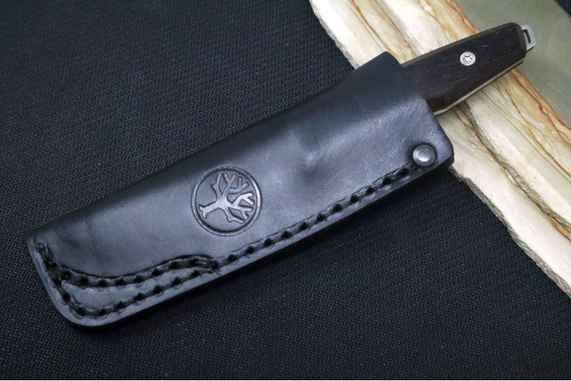 Boker Daily Knives AK1 - Grenadill Wood Handle / RWL 34 Blade / Reverse Tanto 127502