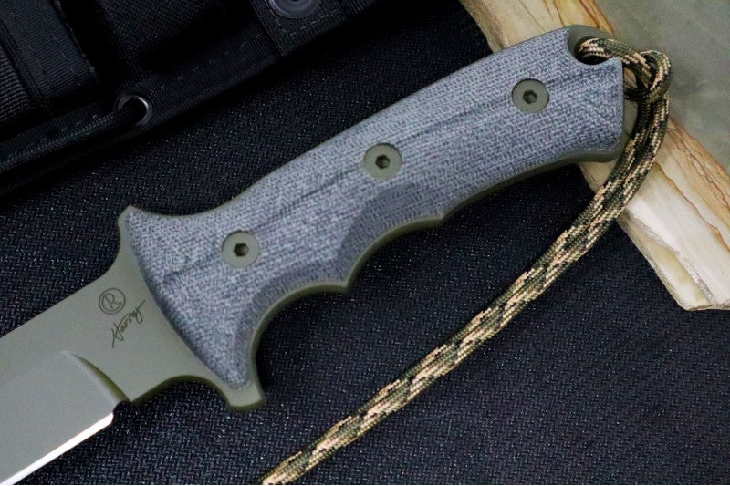 Chris Reeve Knives | Black Micarta Handle With Green Hardware  | Northwest Knives