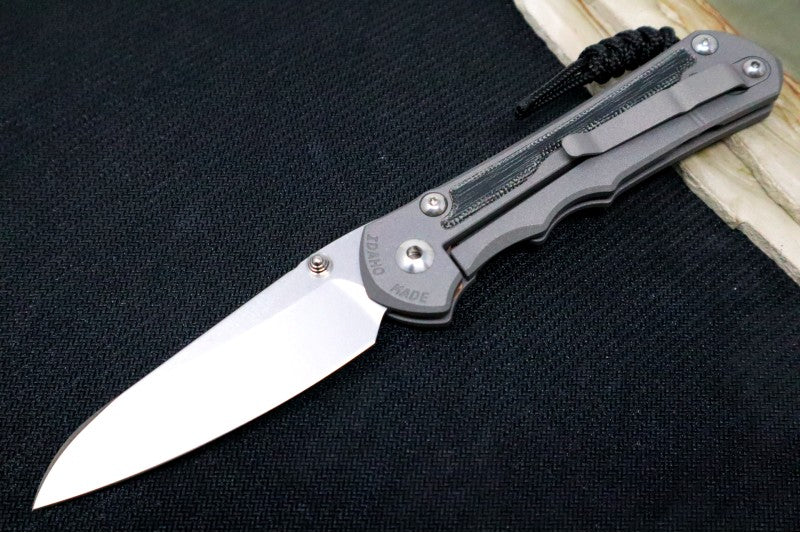 Chris Reeve Knives Large Inkosi LEFT HAND - Insingo - Black Canvas Micarta LIN-1029