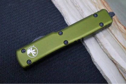 Microtech UTX-70 OTF - OD Green Handle / Stonewash T/E Blade - 149-10OD