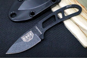 Esee Knives Candiru - Black Skeletonized Handle / 1095 Steel / Black Textured Powdered Blade CAN-B-E - Northwest Knives