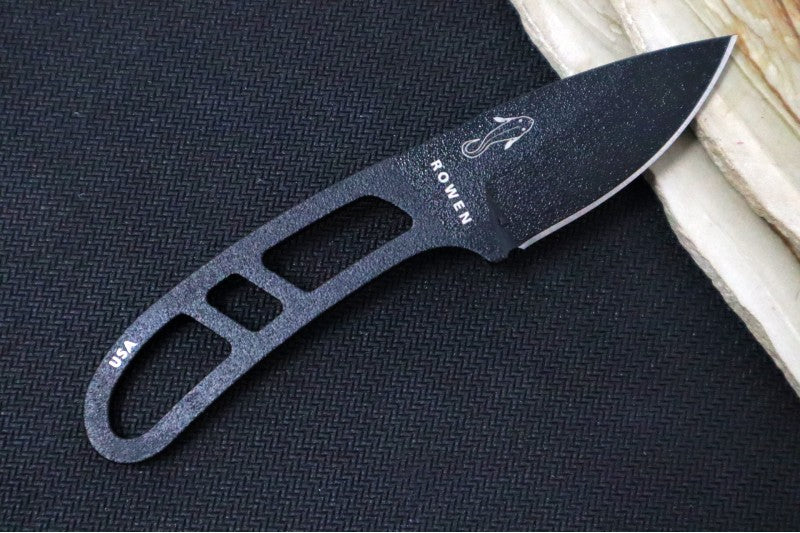 Esee Knives Candiru - Black Skeletonized Handle / 1095 Steel / Black Textured Powdered Blade CAN-B-E - Northwest Knives