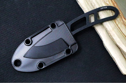 Esee Knives Candiru - Black Skeletonized Handle / 1095 Steel / Black Textured Powdered Blade CAN-B-E