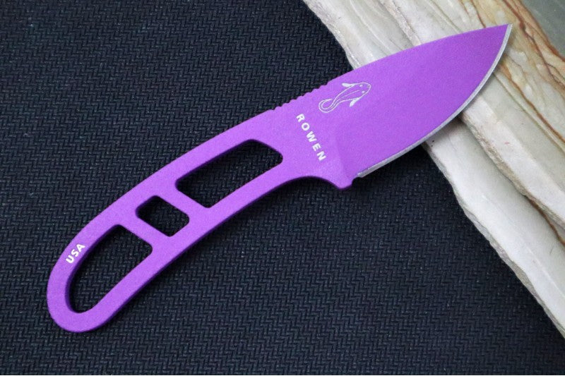 Esee Knives Candiru - Purple Skeletonized Handle / 1095 Steel / Purple Textured Powdered Blade CAN-PURP-BLK-E