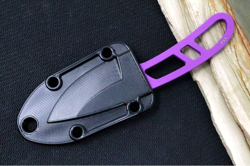 Esee Knives Candiru - Purple Skeletonized Handle / 1095 Steel / Purple Textured Powdered Blade CAN-PURP-BLK-E - Northwest Knives