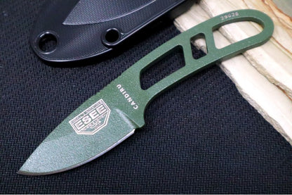 Esee Knives Candiru - OD Green Skeletonized Handle / 1095 Steel / OD Green Textured Powdered Blade CAN-OD-E
