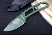 Esee Knives Candiru - OD Green Skeletonized Handle / 1095 Steel / OD Green Textured Powdered Blade CAN-OD-E - Northwest Knives