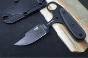 Esee Knives  - Black G-10 Handle / 1095 Steel / Black Powdered Coating Finish ESEE-TERTIARY - Northwest Knives