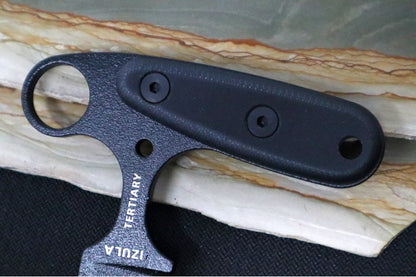 Esee Knives  - Black G-10 Handle / 1095 Steel / Black Powdered Coating Finish ESEE-TERTIARY